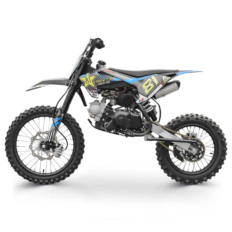 Dirt bike 110cc 17/14 MX110 Bleu